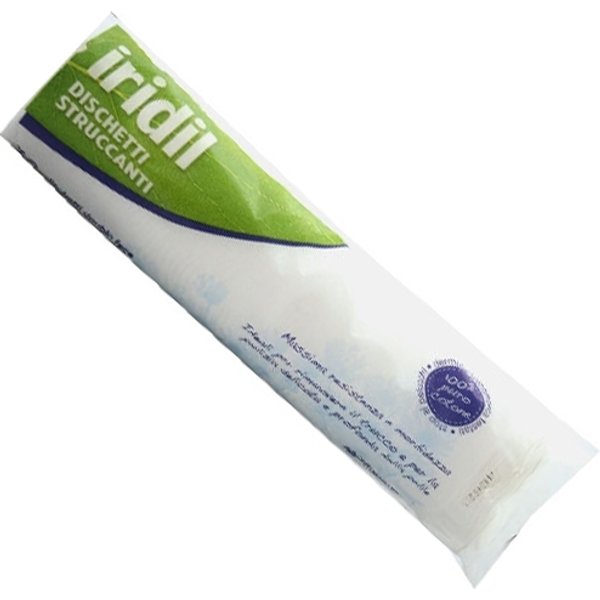Iridil Dischetti Struccanti 100% Puro Cotone Double Face, 80 Pezzi-image