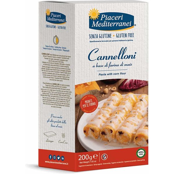 Piaceri Mediterranei Cannelloni Pasta Senza Glutine 200 Gr-image