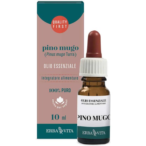 Erba Vita Oli Essenziali - Olio Essenziale Pino Mugo Vie Respiratorie, 10Ml-image