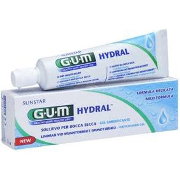 GUM Hydral - Gel Idratante Sollievo Della Bocca Secca, 50Ml-image