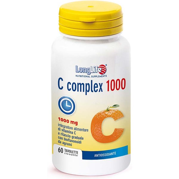 Longlife C Complex 1000 Integratore Vitamina C Rilascio Graduale, 60 Tavolette-image