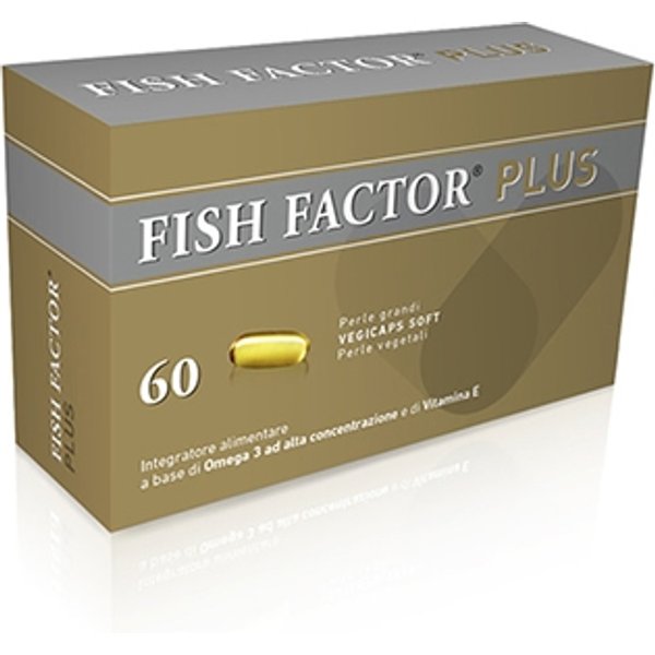 Fish Factor Plus Integratore Con Omega 3 E Vitamina E, 60 Perle Grandi-image
