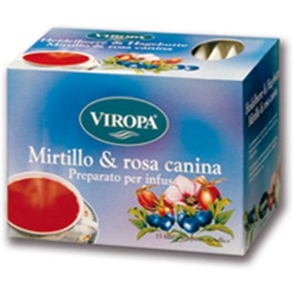 Viropa Mirtillo E Rosa Canina Tisana 15 Filtri-image