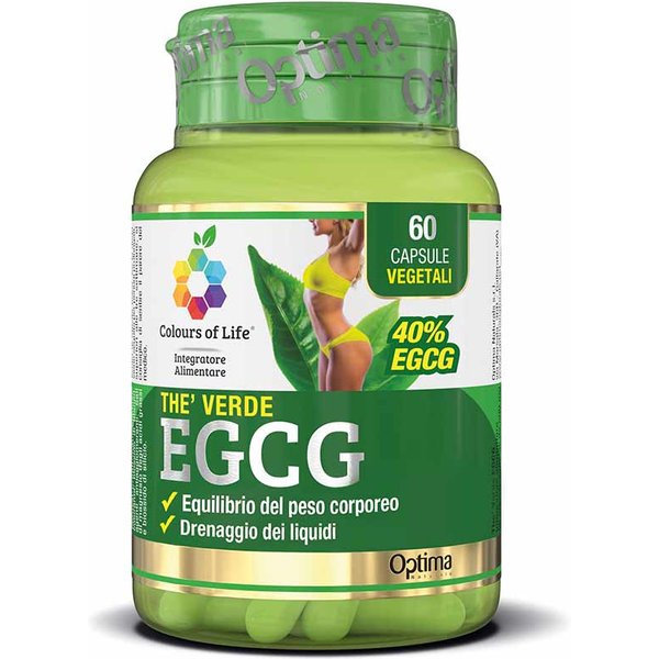Optima Naturals Colours Of Life - Thè Verde Egcg Integratore Peso, 60 Capsule-image
