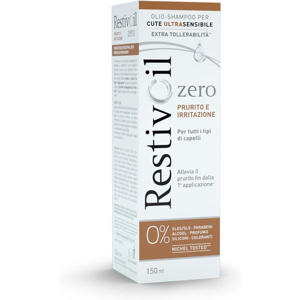 RestivOil Zero Prurito E Irritazione Olio-Shampoo Per Cute Ultra-Sensibile,150Ml-image