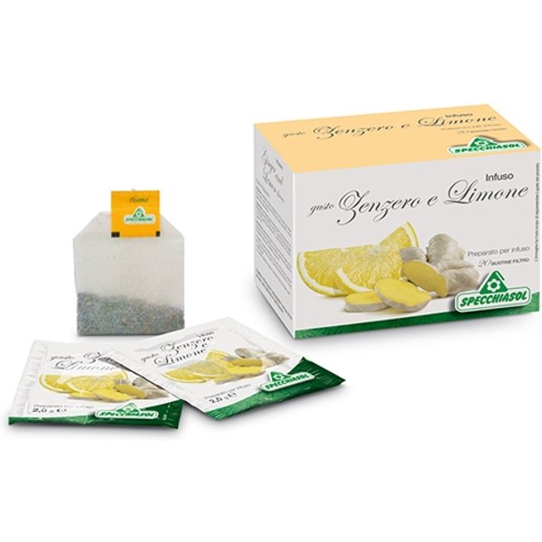 Specchiasol Infuso Zenzero E Limone Tisana 20 Bustine Filtro-image