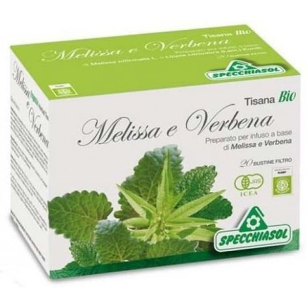 Specchiasol Tisana Bio Melissa E Verbena 20 Bustine Filtro-image