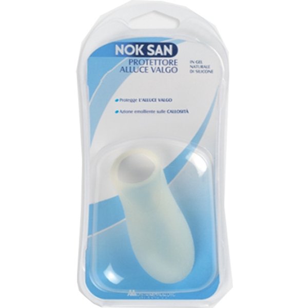Nok San Protettore Alluce Valgo In Gel Naturale Di Silicone Misura S-M 1 Pezzo-image
