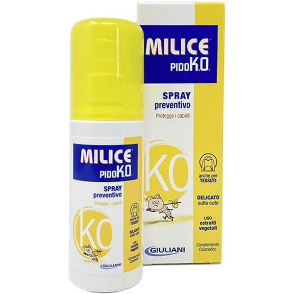 Giuliani Milice Pido K.O. Spray Preventivo Pidocchi Per Capelli E Tessuti, 100Ml-image