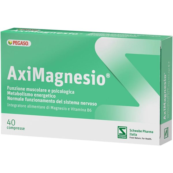 Schwabe Pharma Aximagnesio Integratore Alimentare, 40 Compresse-image
