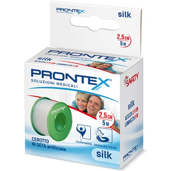 Prontex Silk Rocchetto Cerotto 2.5Cm X 5 M 1 Pezzo-image