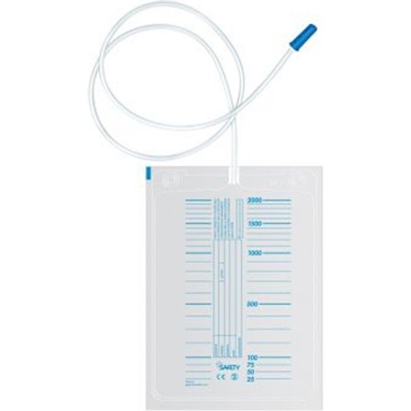 Safety Sacca Da Letto Per Raccolta Urina Senza Scarico Tubo 90 Cm 30 Pezzi-image