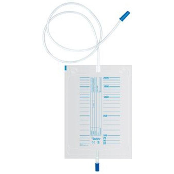 Safety Sacca Da Letto Per Raccolta Urina Con Scarico Tubo 90 Cm 1 Pezzo-image