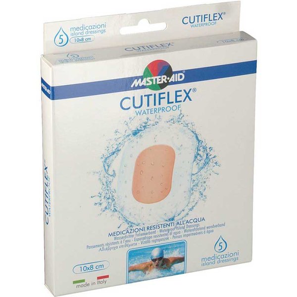 Master-Aid Cutiflex - Medicazione Waterproof 10 X 8 Cm, 5 Medicazioni-image
