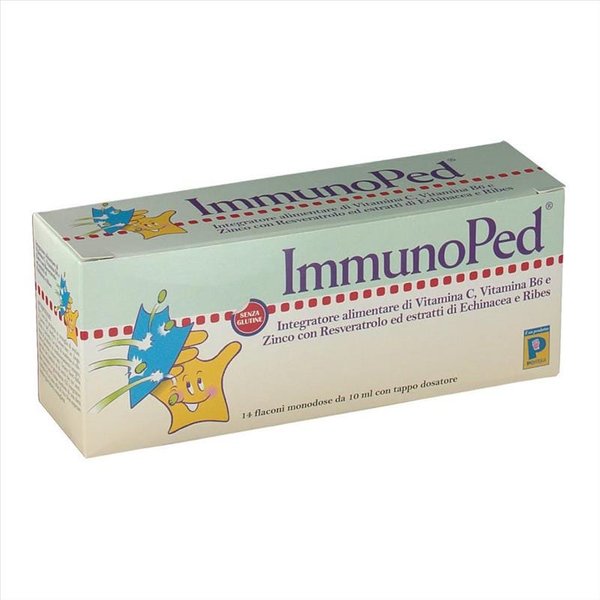 Pediatrica Immunoped - Integratore Pediatrico Immunoped Per Le Difese, 14 Flaconcini Da 10 Ml-image