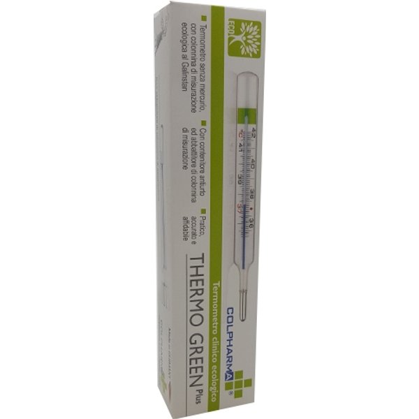 Colpharma Thermo Green Plus Termometro Clinico Ecologico Senza Mercurio 1 Pezzo-image