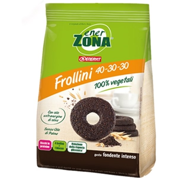 Enerzona Frollini Fondente Intenso 40-30-30 100% Vegetali 250 G-image