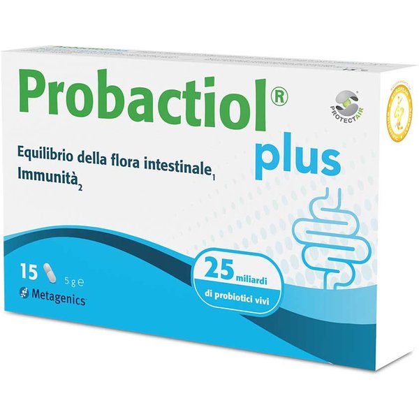 Metagenics Probactiol Plus Integratore Equilibrio Flora Intestinale, 15 Capsule-image