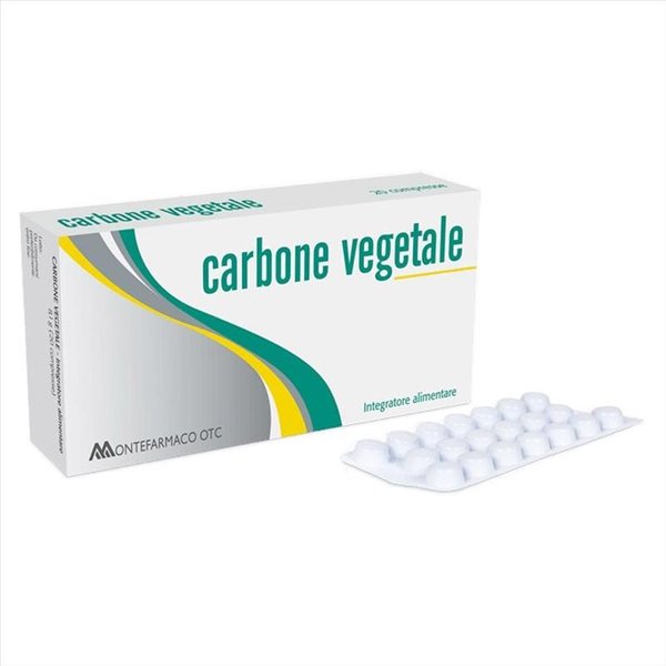 Montefarmaco Carbone Vegetale Integratore Alimentare 20 Compresse-image