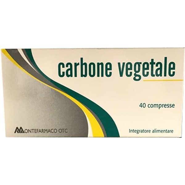 A.F.O.M. Carbone Vegetale Integratore Alimentare 40 Compresse-image