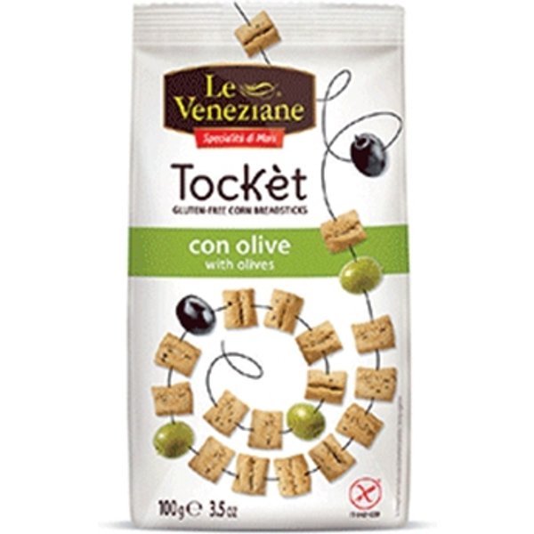 Le Veneziane Tocket Mini Grissini Con Olive 100 G-image