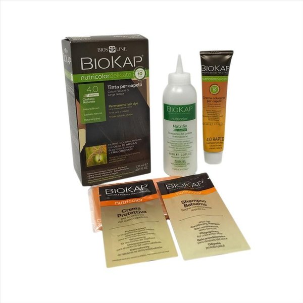 Bios Line Biokap Nutricolor - Tinta Delicato Rapid 4.0 Castano Naturale, 135Ml-image