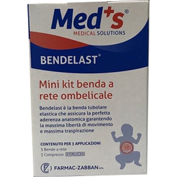 Med's Bendelast Mini Kit Benda A Rete Ombelicale, 3 Bende E 3 Compresse-image