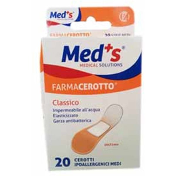 Med's Farmacerotto - Cerotto Strips Poliuretano Classico Formato Medio, 20 Pezzi-image