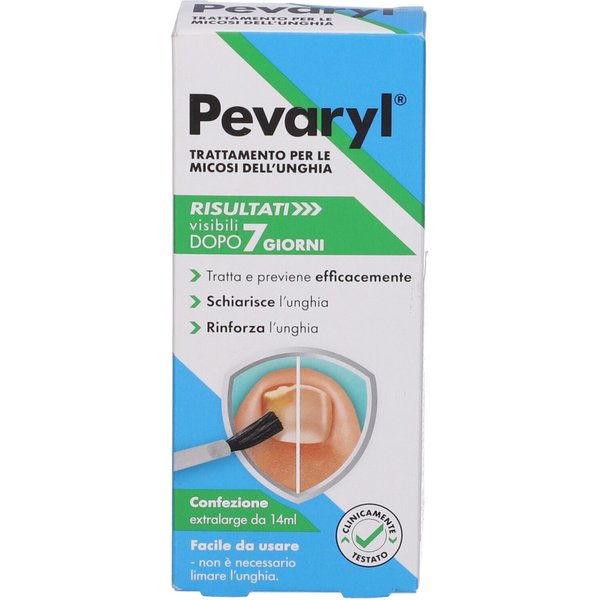 Karo Pharma Pevaryl - Trattamento Antimicotico Per Le Micosi Delle Unghie, Flacone Da 14 Ml-image