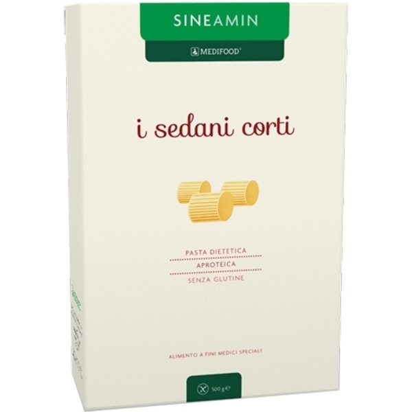 Sineamin Sedani Corti Senza Glutine - Pasta Aproteica Per Le Diete Speciali, 500 G-image