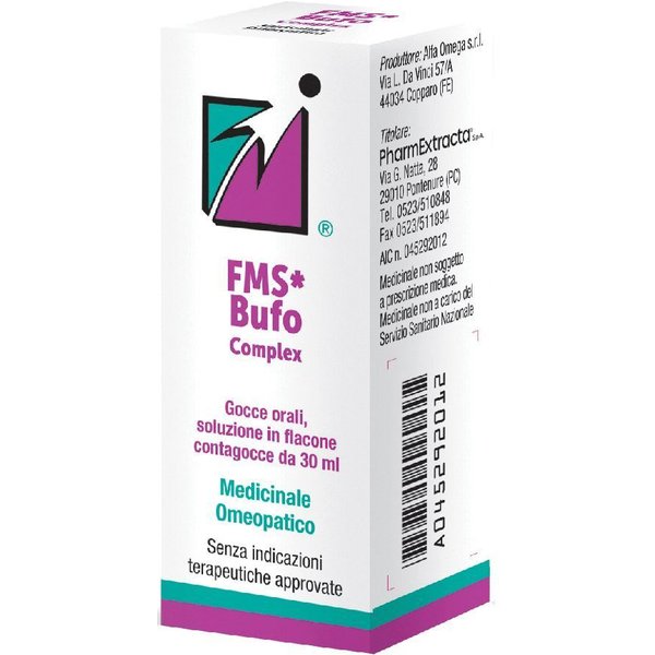 Fms Bufo Complex - Gocce Per Uso Orale, Fms Bufo Complesso 30 Ml-image