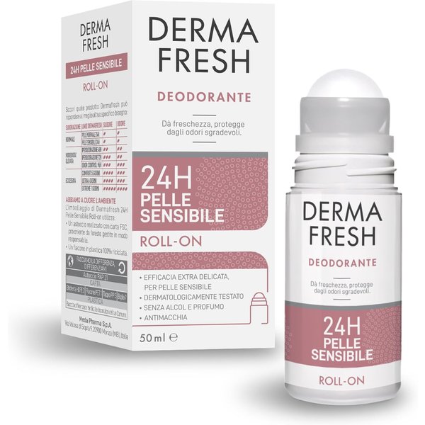 Dermafresh 24H Pelle Sensibile Deodorante Roll-On, 50 Ml-image