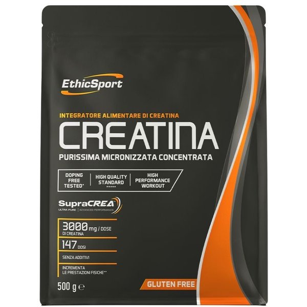 Ethicsport Creatina - Integratore In Polvere A Base Di Creatina Monoidrato, 500 G-image