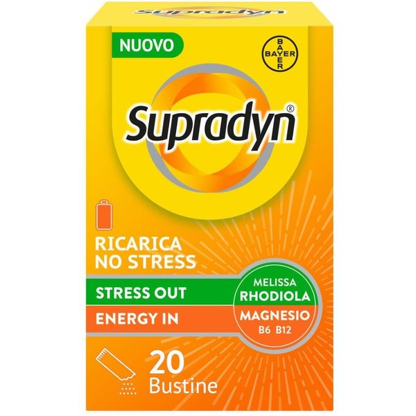 Supradyn Ricarica No Stress Integratore Vitamine E Magnesio, 20 Buste-image