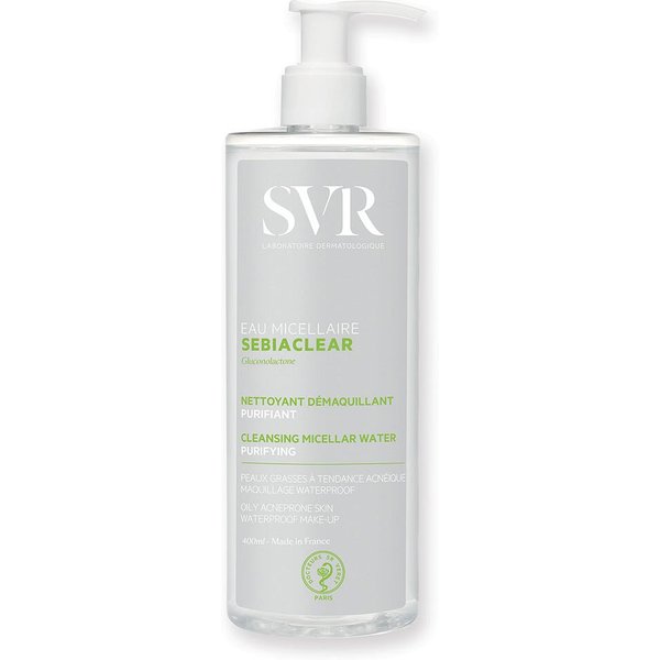 Svr Sebiaclear - Eau Micellaire Acqua Micellare Struccante Viso E Occhi, 400Ml-image