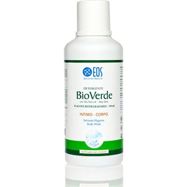 Eos Biodetergente Verde Con Tea Tree Oil Detergente Intimo E Corpo 500 Ml-image