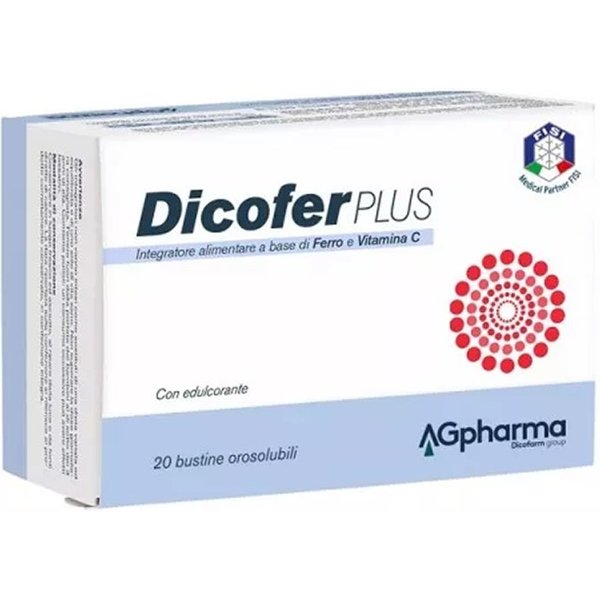Ag Pharma Dicofer Plus Integratore Alimentare 20 Bustine Orosolubili-image
