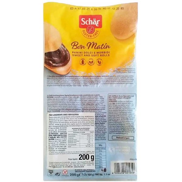 Schar Pane Dolce Bon MatìN, 200G-image