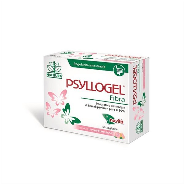 Nathura Psyllogel Fibra Integratore Alimentare Gusto Pompelmo Rosa 20 Bustine-image
