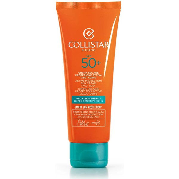 Collistar Crema Solare Protezione Attiva SPF50+ Per Pelli Ipersensibili, 100Ml-image
