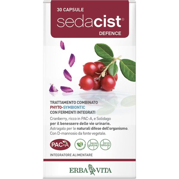 Erba Vita Sedacist - Defence Integratore Benessere Vie Urinarie, 30 Capsule-image