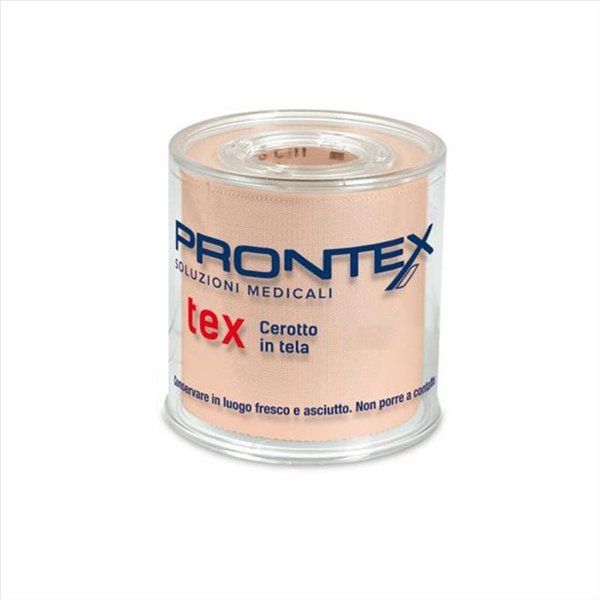 Prontex Tex Cerotto Tela Rosa Fissaggio Medicazioni 5 M X 5 Cm 1 Pezzo-image