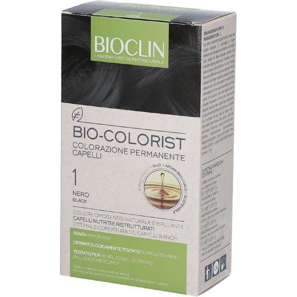 Bioclin Bio-Colorist - Colorazione Permanente N. 1 Nero-image