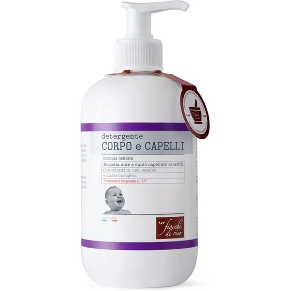 Fiocchi di Riso Detergente Corpo E Capelli Formula Delicata, 400Ml-image