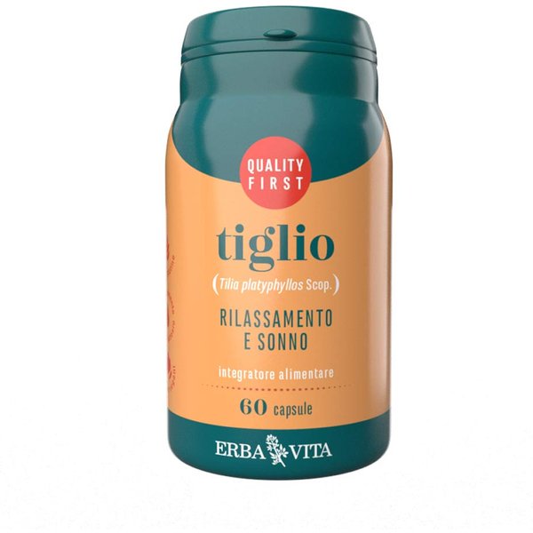 Erba Vita Monoplanta - Tiglio Integratore Rilassamento E Sonno, 60 Capsule-image