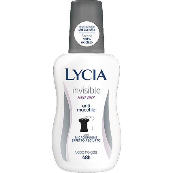Lycia Invisible Fast Dry Deodorante Vapo No Gas 48H, 75Ml-image
