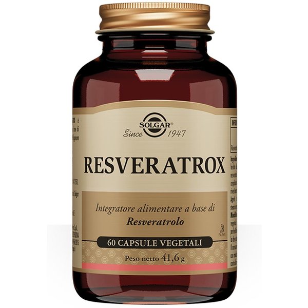 Solgar Resveratrox Integratore Alimentare, 60 Capsule-image