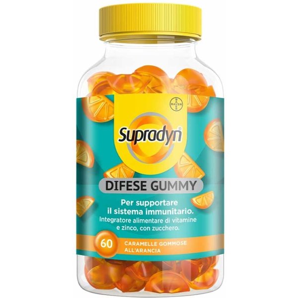 Supradyn Difese Gummy - Integratore Alimentare Per Le Difese Immunitarie, 60 Caramelle Gommose-image