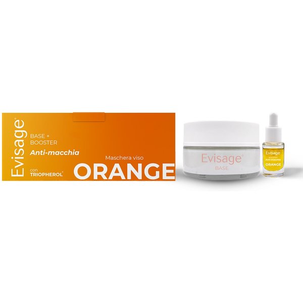 Evisage Maschera Viso Orange Con Triopherol Base 100Ml + Booster Antimacchia 5Ml-image