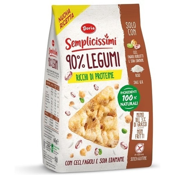 Doria Semplicissimi - Mini Gallette Di Legumi E Riso Senza Glutine, 60 G-image